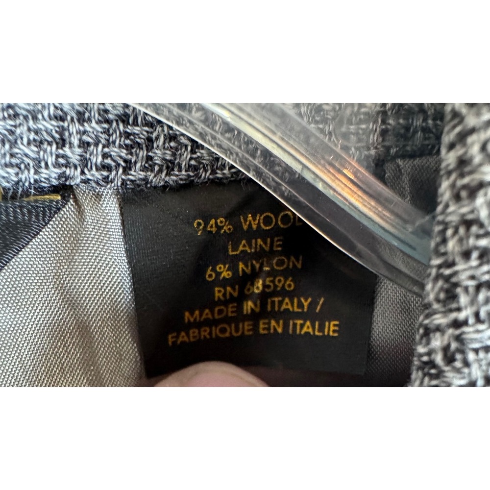 Donna Karan Signature 41R Wool Blend Blazer Jacket Made in Italy Excellent! - Picture 6 of 13
